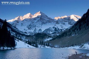 maroon lake in winter1